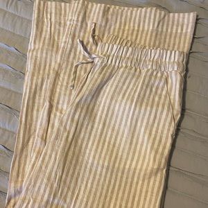 Striped Linen Pants